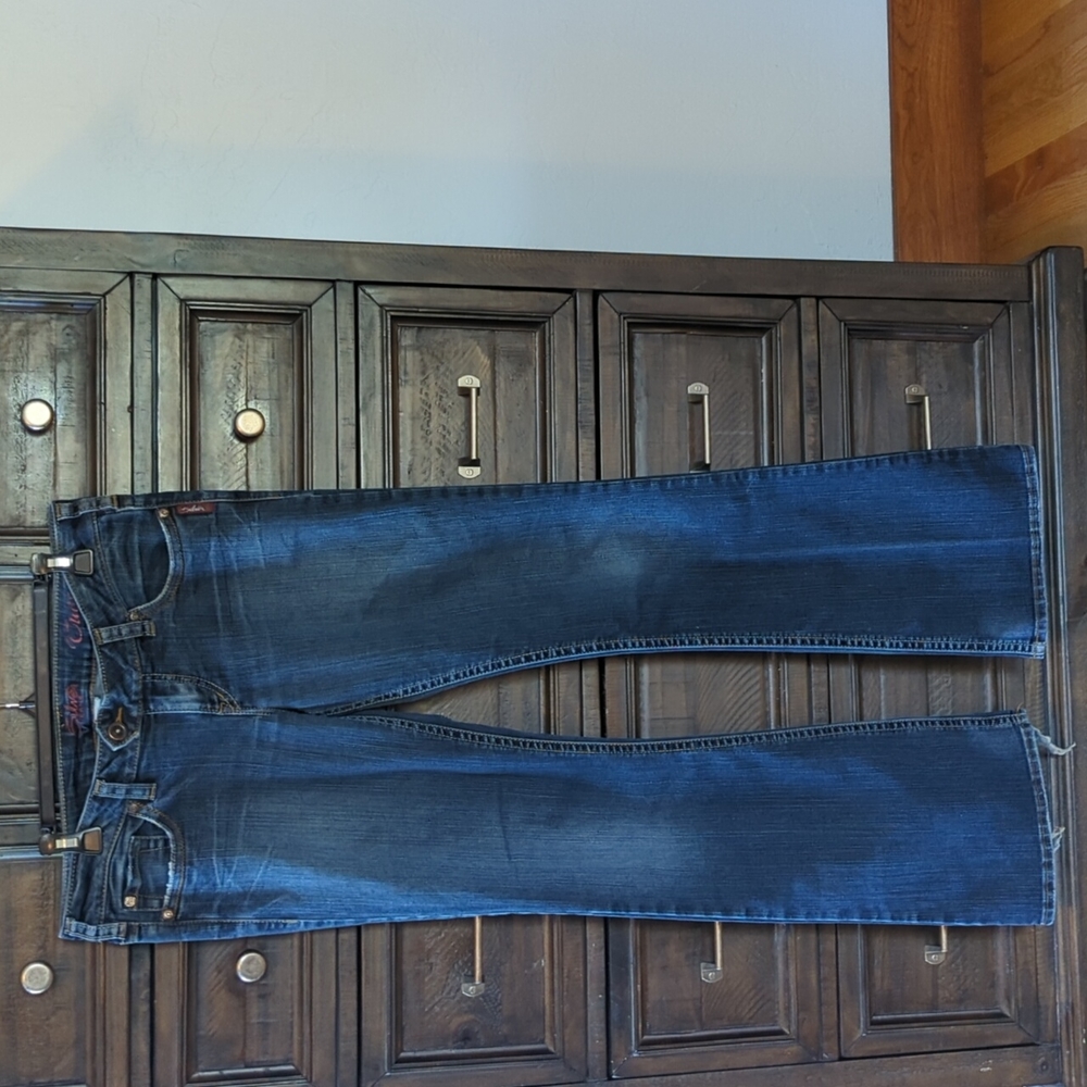 Silver Jeans Women's Dark Blue Boot Cut Jeans
